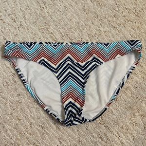 Old Navy Full Coverage Multicolor Bathing Suit Bottom, Size: Small